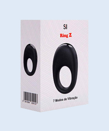 Anel Peniano Silicone com Vibro Recarregavel com 7 Modos de Vibrações - Sexy Import