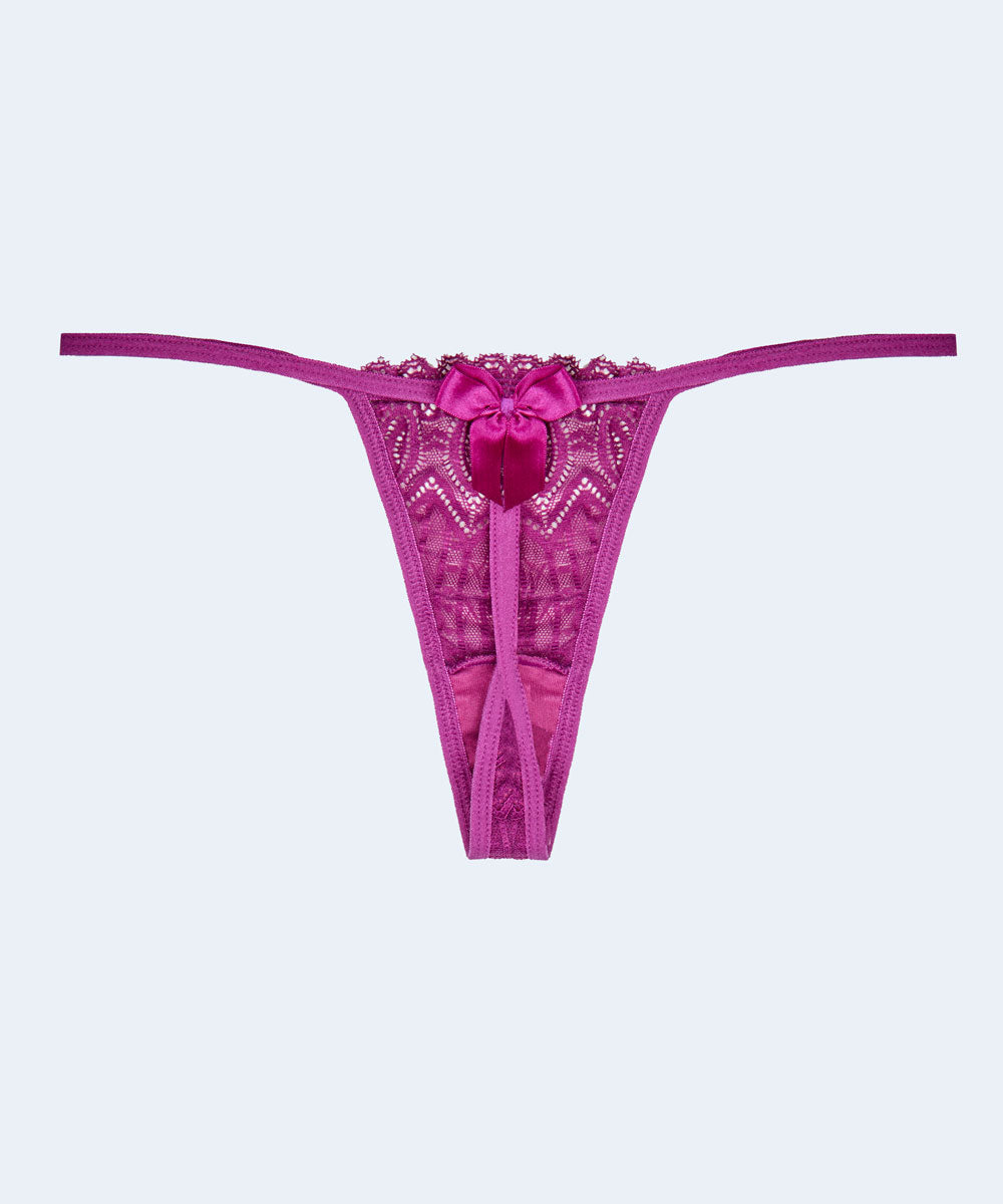 Calcinha de Renda Fio Dental Sexy - FIARE