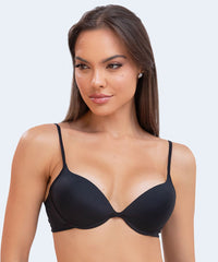Sutiã de Microfibra Liso com Bojo Alça Slim (Linha Básica) - SANTA PASSION