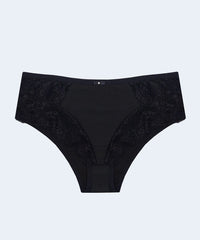 Calcinha Microfibra com Renda Fio Duplo Plus Size - SANTA PASSION