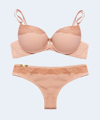 Conjunto Canelado com Renda Fio Duplo - FEMME FATALLE