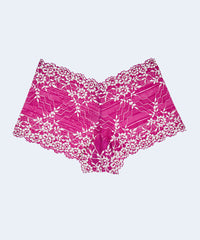 Calcinha Caleçon com Renda Bicolor - PATNER