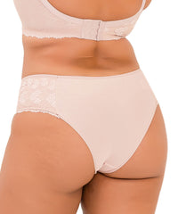 Calcinha Microfibra Trabalhada Renda Plus Size - VI LINGERIE