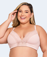 Sutiã Plus Size Top Bojo Tri sem Aros Decote Renda - NAYANE