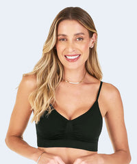 Sutiã Top com Bojo Removivel sem Costura - ZEE RUCCI