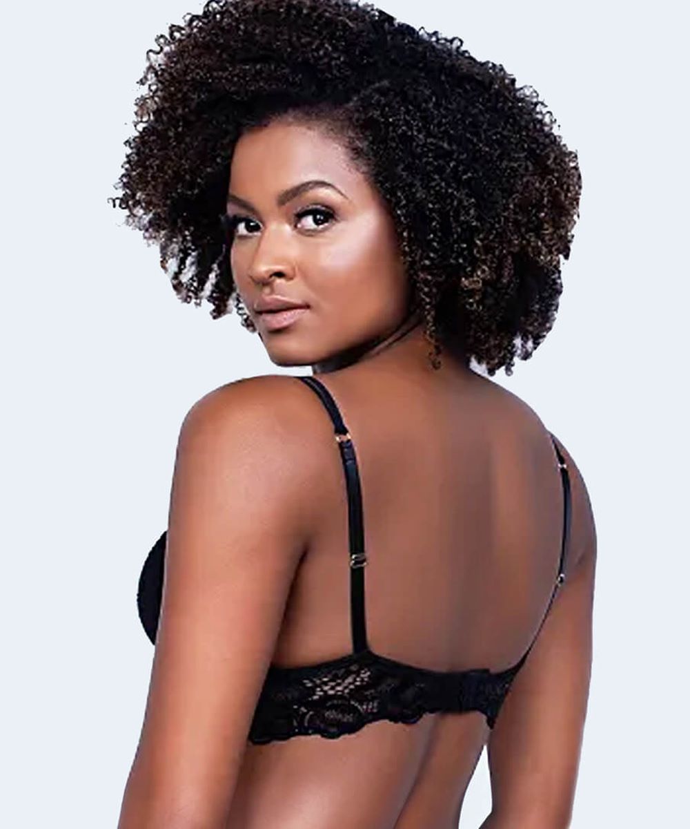 Sutiã de Renda com Bojo Removível - JACKIE LINGERIE