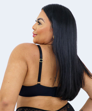 Sutiã com Bojo com Detalhe Coração Plus Size - JACKIE