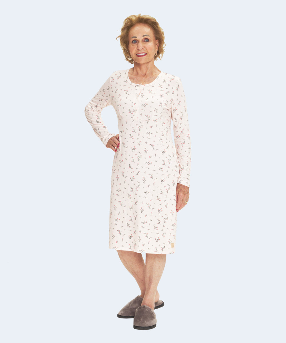 Camisola Peach Touch Peitilho Estampada - DANKA