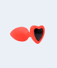 Plug Anal de Silicone Coração - SEXY IMPORT