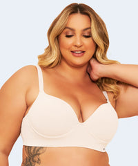 Sutiã de Microfibra Liso Bojo Taça C Plus Size (Linha Básica) - SANTA PASSION
