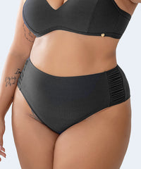 Tanga Alta Drapeada Fio Duplo Plus Size FAMILIA SHEASHORE - PATHY