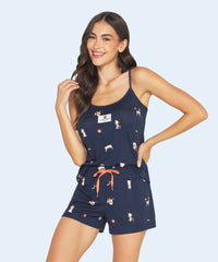 Short Doll Alça Peach Touch Estampado - DUNID