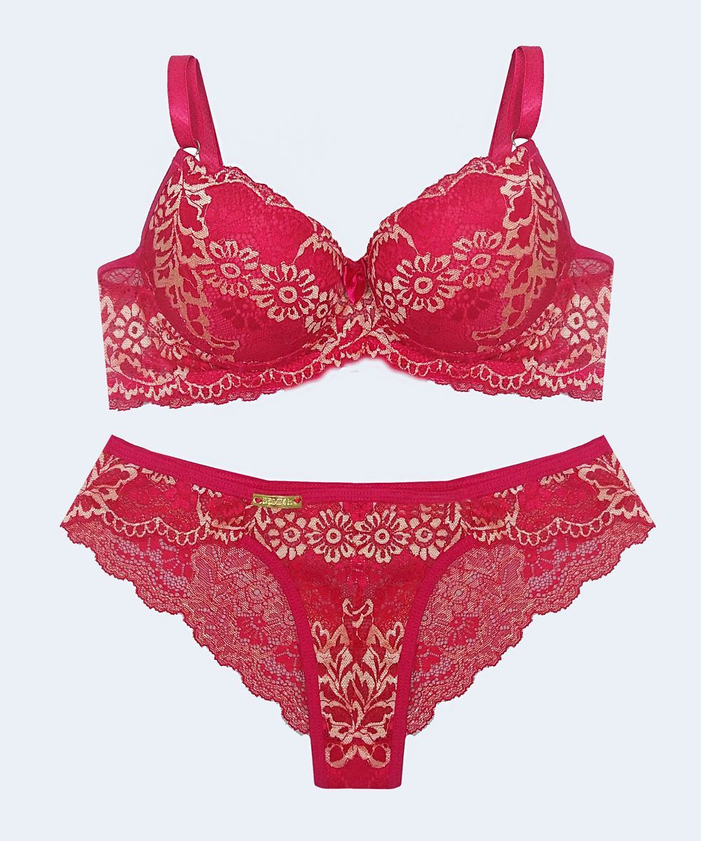 Conjunto Bicolor Com Bojo - FEMME FATALLE