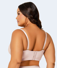 Sutiã De Microfibra Com Detalhe Em Renda Tomara Que Caia Plus Size - VI LINGERIE