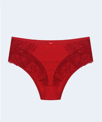 Calcinha Microfibra com Renda Fio Duplo Plus Size - SANTA PASSION