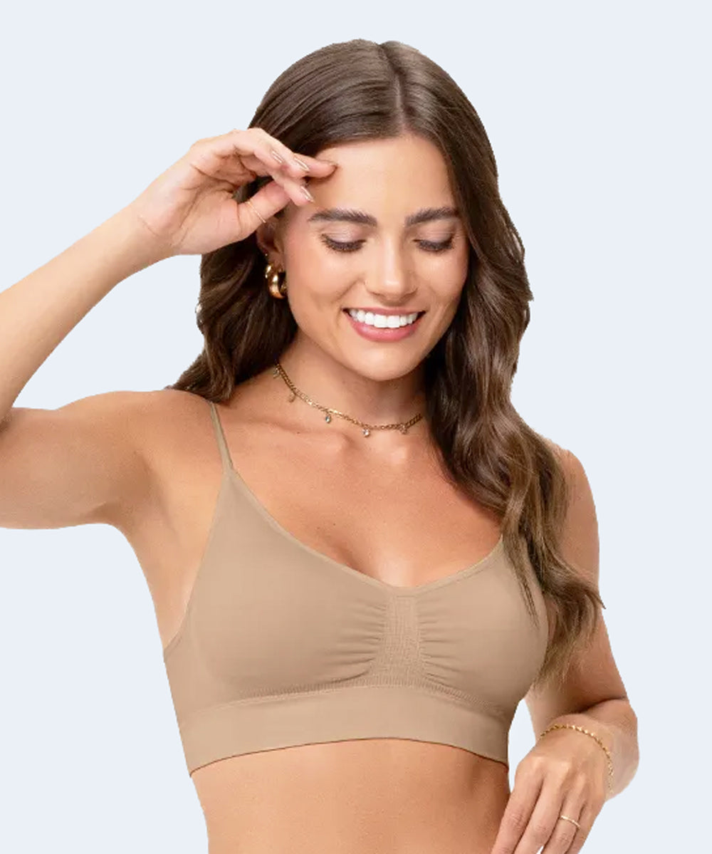 Sutiã Top com Bojo Removivel sem Costura - ZEE RUCCI