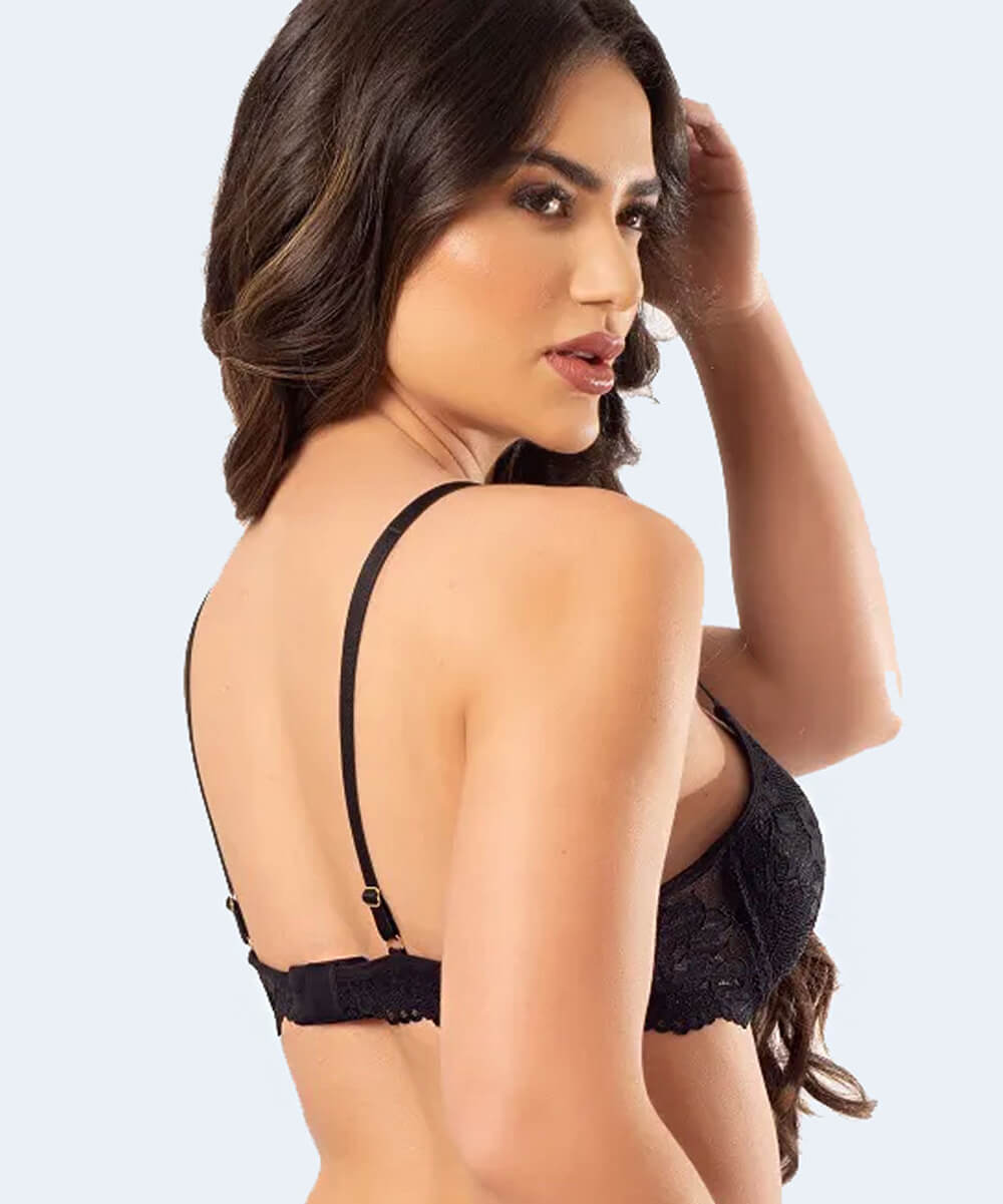 Sutiã Push Up em Renda - JACKIE LINGERIE