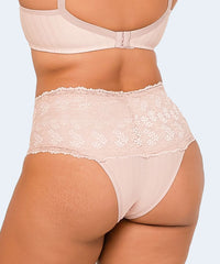 Calcinha Microfibra Trabalhada renda nas laterais Plus Size - VI LINGERIE