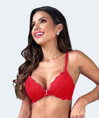 Sutiã Push Up em Renda - JACKIE LINGERIE